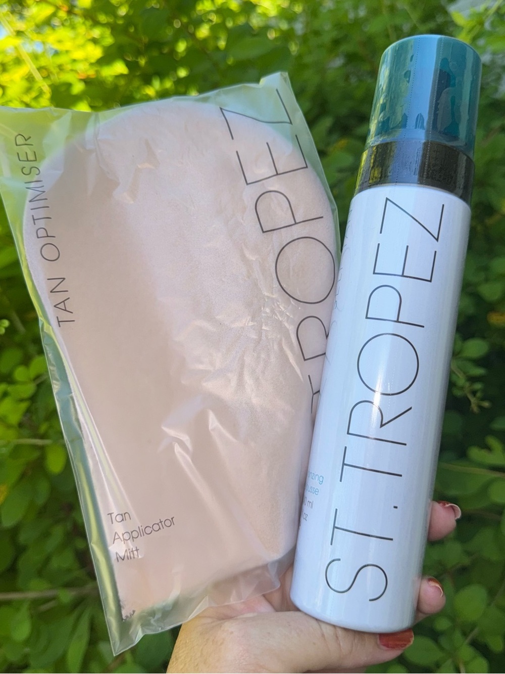 NEW SET of St. Tropez Self Tan Classic Bronzing Mousse & Tan Applicator Mitt